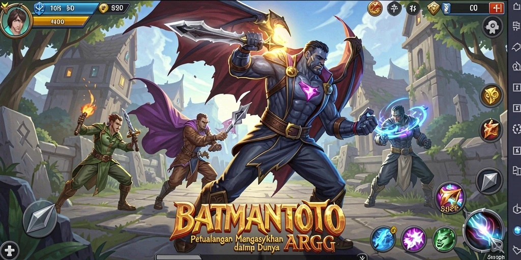 Screenshot gameplay ARPG yang menampilkan aksi pertarungan seru.