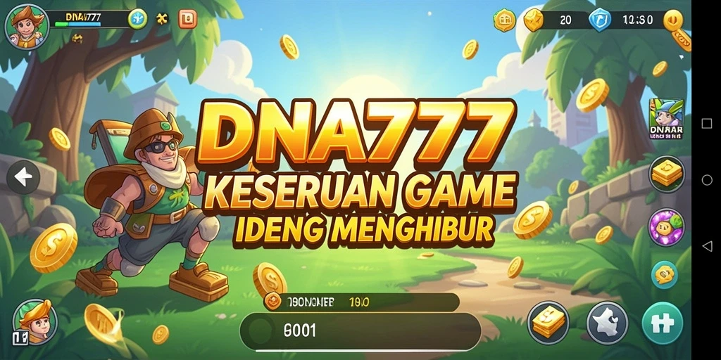 Tampilan menarik dari gameplay DNA777 yang menghibur dan santai.
