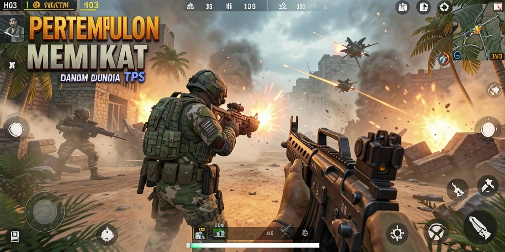 Tampilan seru gameplay H03 yang menegangkan.