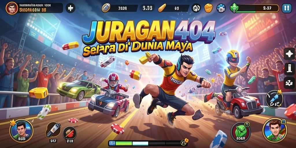 Tampilan mendebarkan dari balapan JURAGAN404 yang penuh aksi.