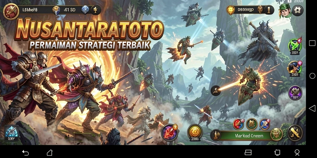 Screenshot utama <strong>NUSANTARATOTO</strong> menampilkan gameplay strategi mendalam.