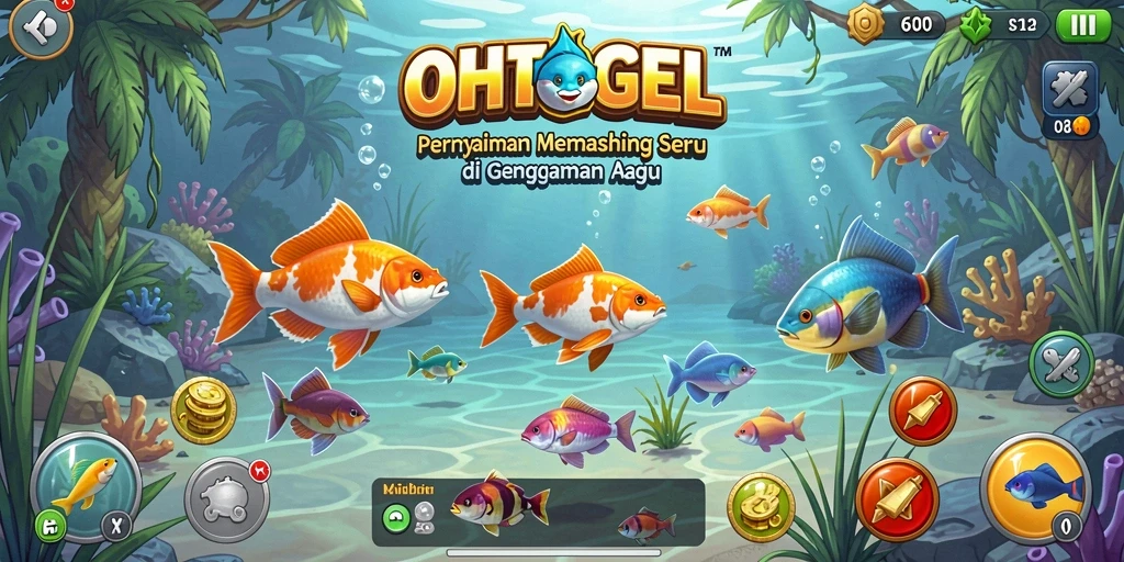 Tampilan gameplay OHTOGEL yang memukau saat memancing.