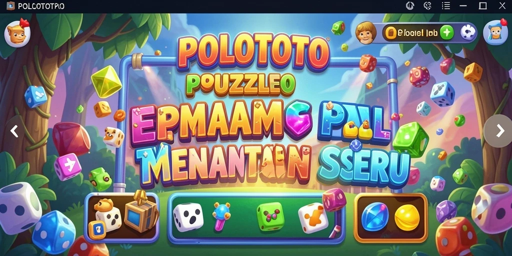 Gameplay seru dan menantang dari POLOTOTO dengan berbagai level Puzzle.