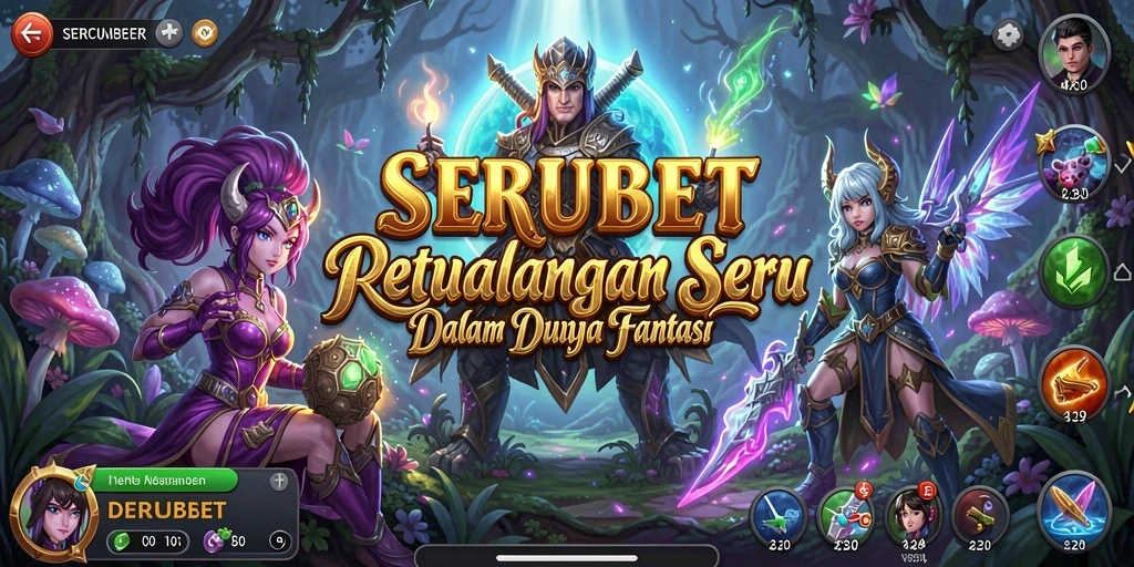 Gameplay SERUBET yang penuh petualangan dan aksi seru.