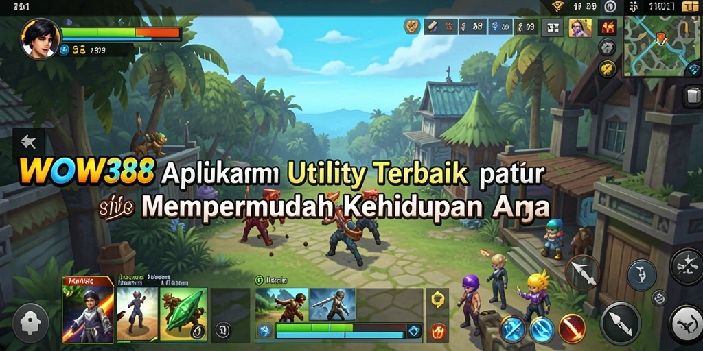 Tampilan antarmuka WOW388 yang modern dan intuitif.